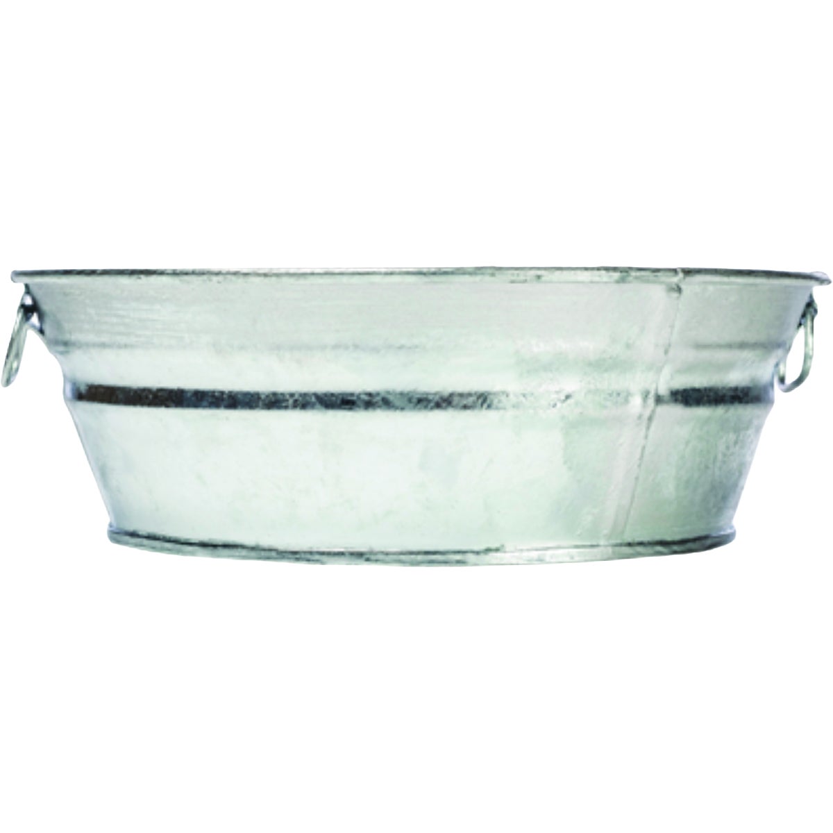 Behrens 2 Qt. Hot Dipped Steel Mini Round Low Flat Tub