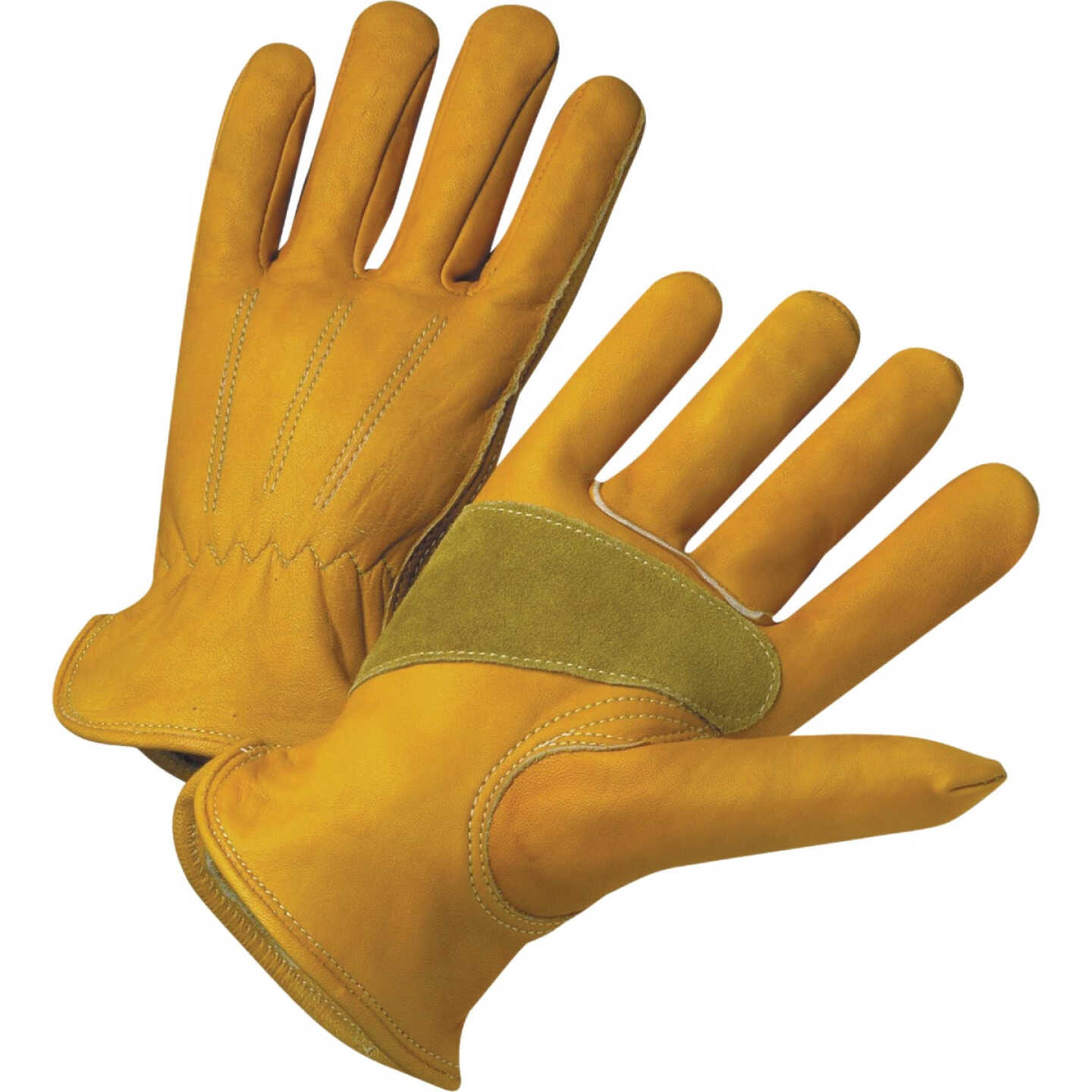 Boss Men's 2XL Grain Cowhide Leather Work Glove Image 1