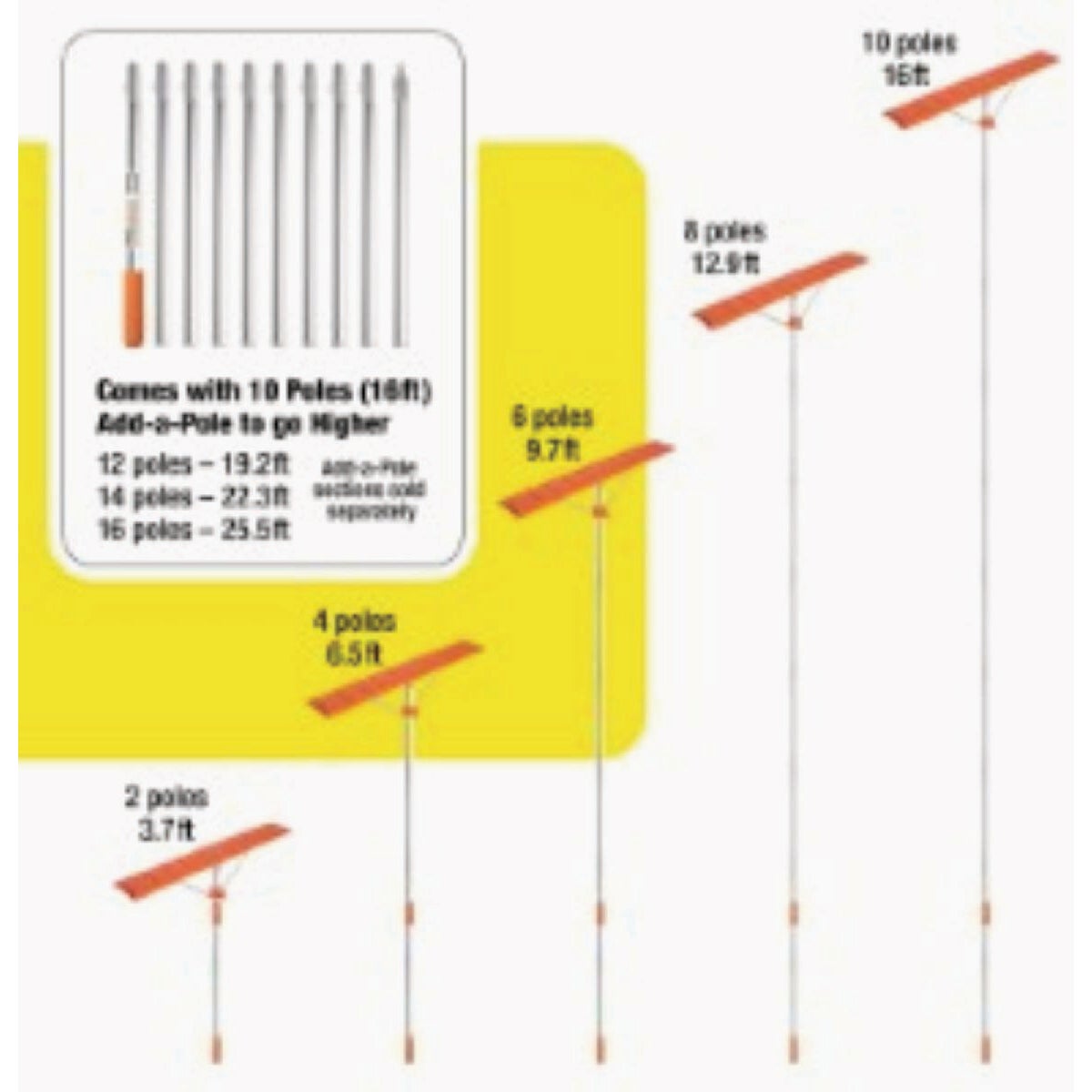EZ Smart Co. 36 In. Snow Roof Rake Kit Image 4