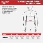 Milwaukee Workskin Men's Medium Black Base Layer Pants Image 3