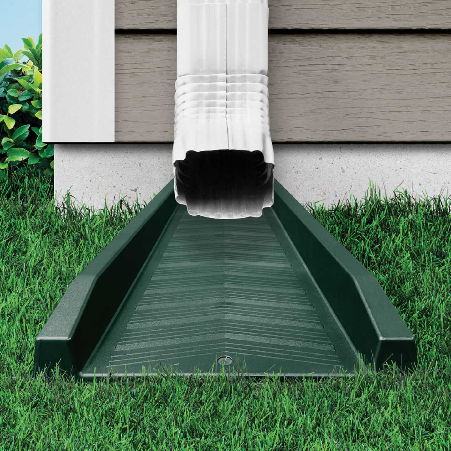 Master Mark 11 In. W. x 2.25 In. H. x 24 In. L. Green Chevron Splash Block Image 2