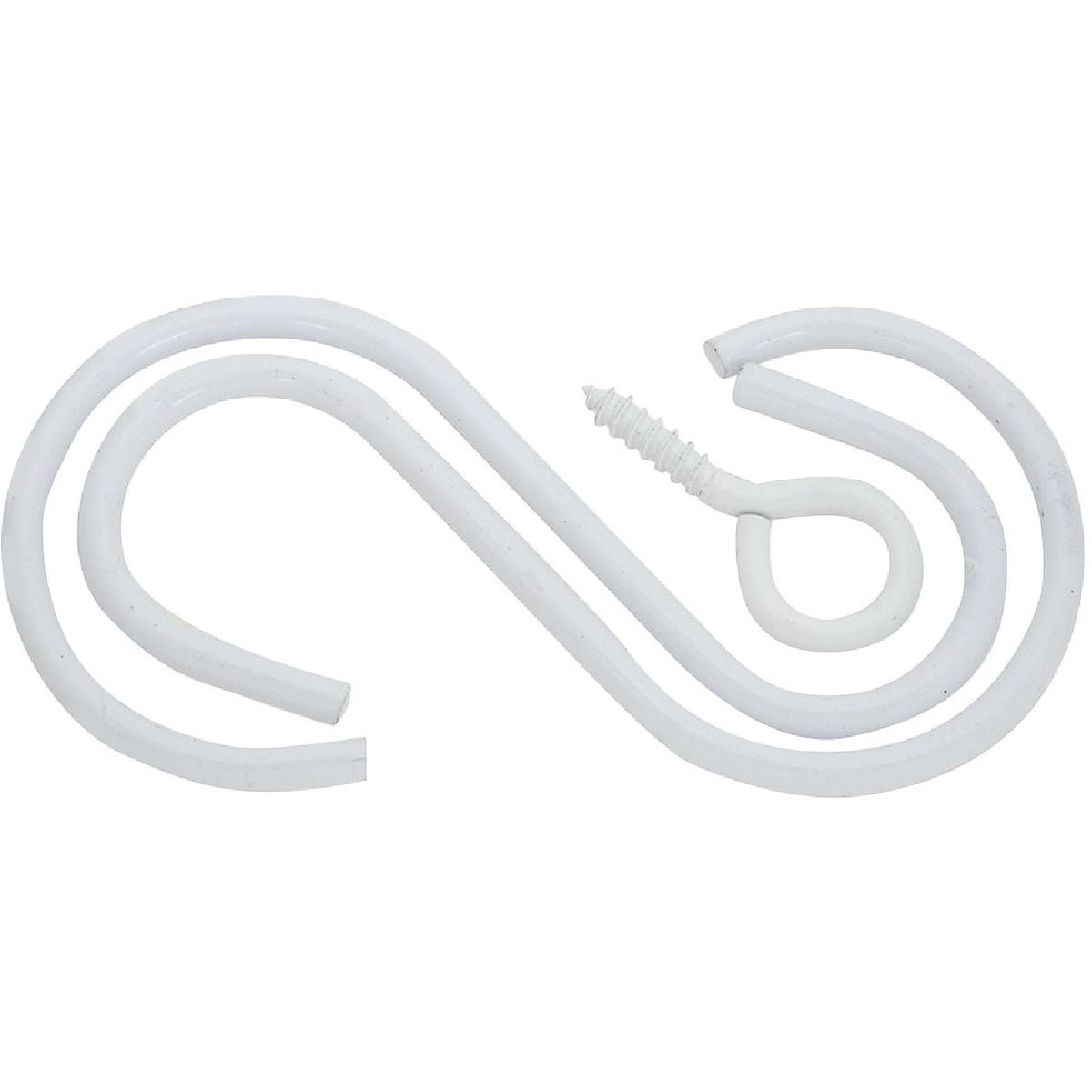 National Hardware 3-1/2 In. White Steel Extension Hook Kit Image 3