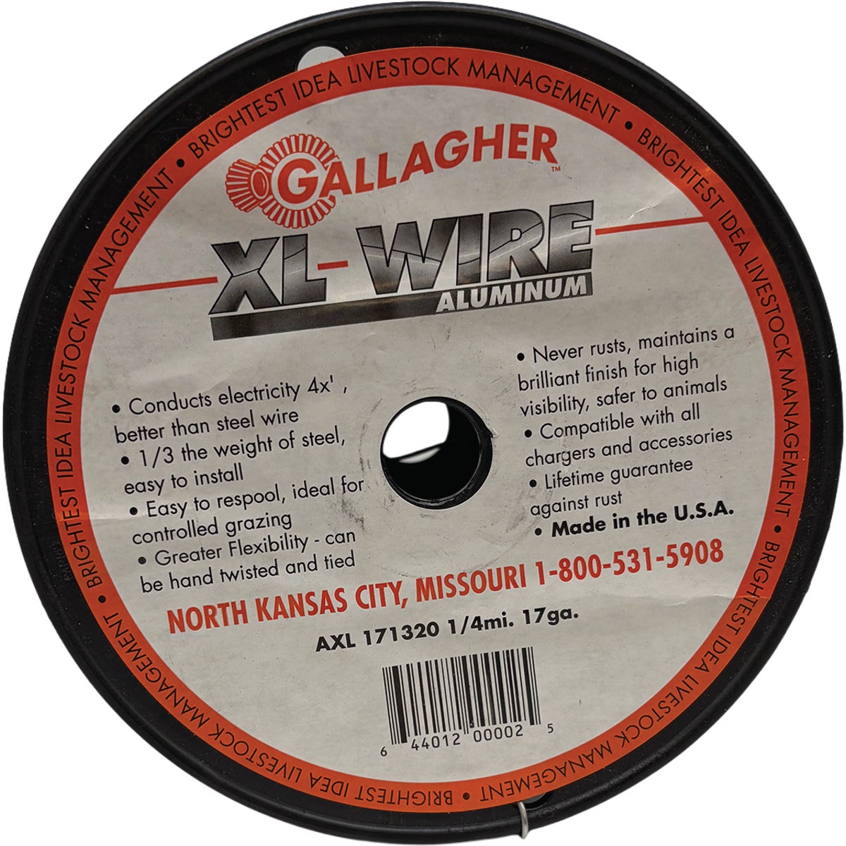 Gallagher 14 Ga. 1/4 mile Aluminum Electric Fence Wire