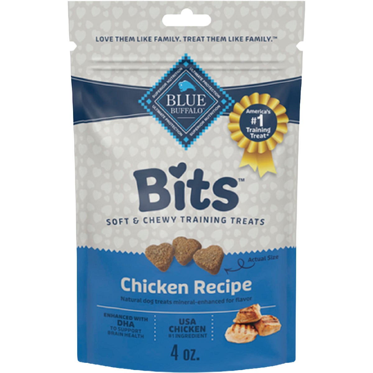 Blue Buffalo 4 Oz. Chicken Blue Bits Dog Treats