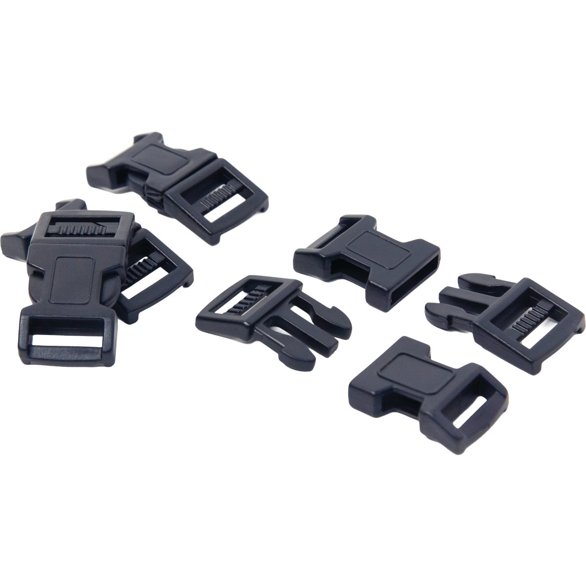 TruGuard Paracord 550 Bracelet Side-Release Plastic Buckles (8-Pack)