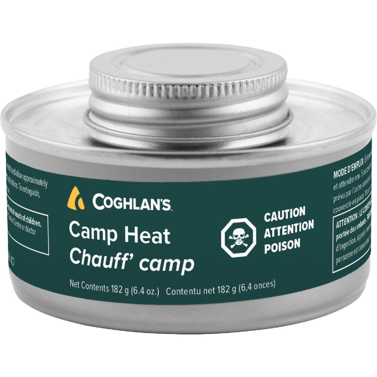 Coghlans Camp Heat 6.4 Oz. Canned Cooking Fuel (2-Pack) Image 5
