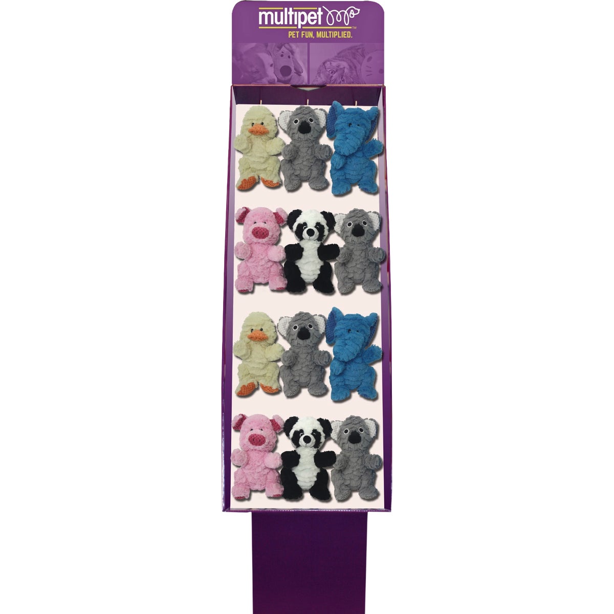 Multipet 9 In. Plush Wrinkleez Squeaky Dog Toy Image 2