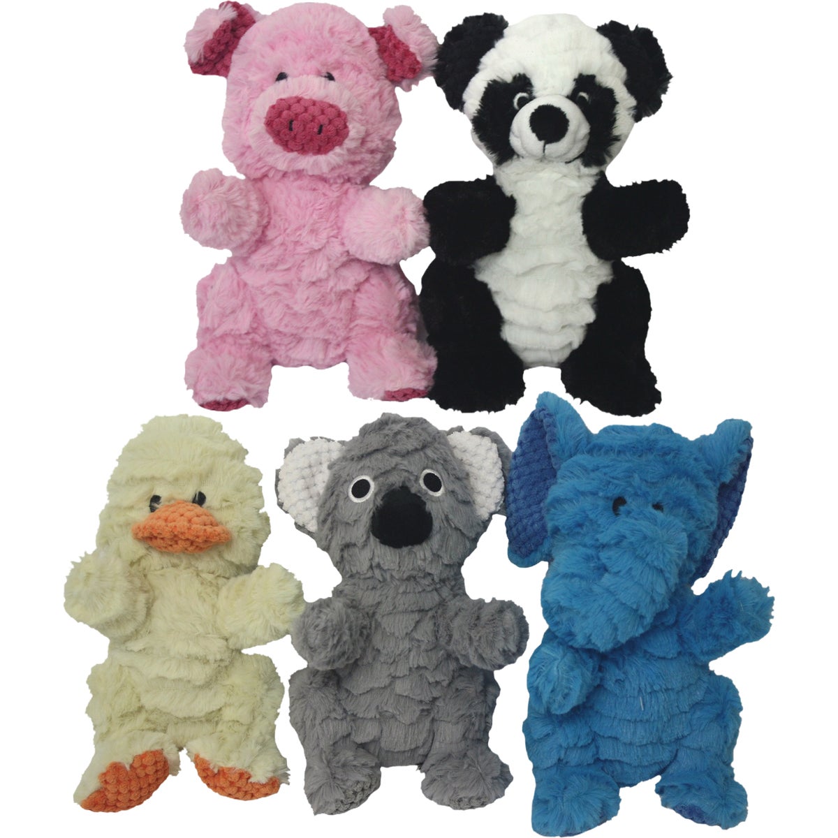 Multipet 9 In. Plush Wrinkleez Squeaky Dog Toy