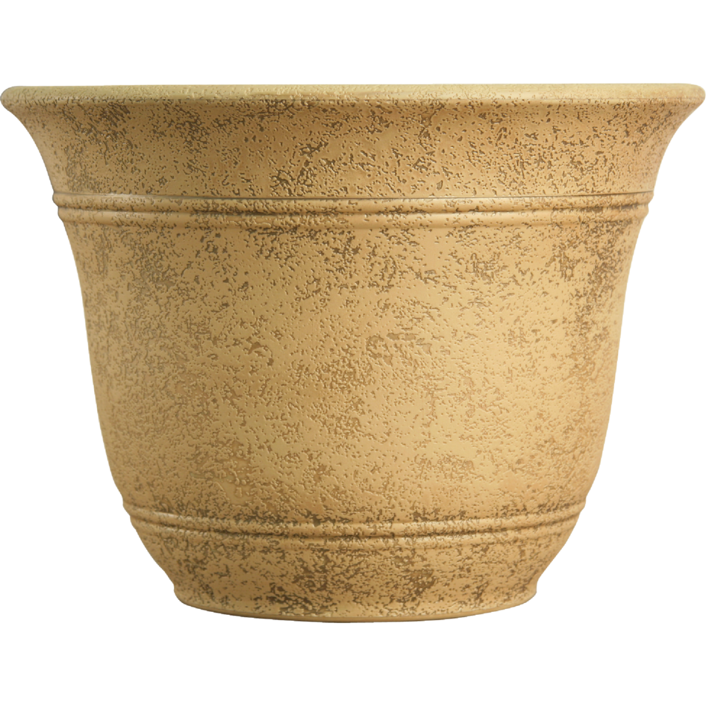 Listo Sierra 11-3/4 In. H. x 16 In. Dia. Arizona Sand Poly Flower Pot Image 1