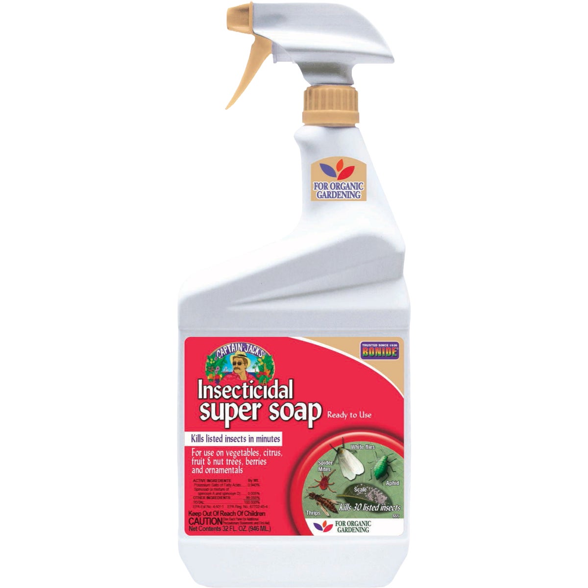 Bonide Captain Jack's 32 Oz. Insecticidal Super Soap Ready-to-Use Spray