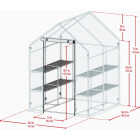 Miracle-Gro 56 In. x 56 In. x 76 In. Steel Frame Mini Greenhouse Image 6