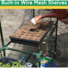 Miracle-Gro 56 In. x 56 In. x 76 In. Steel Frame Mini Greenhouse Image 3