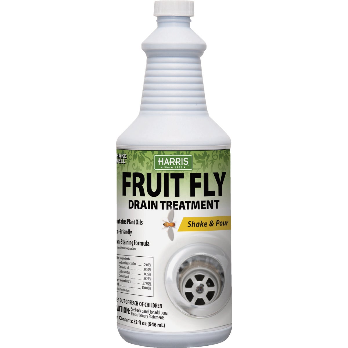 Harris 32 Oz. Ready To Use Fruit Fly Drain Treatment Gel