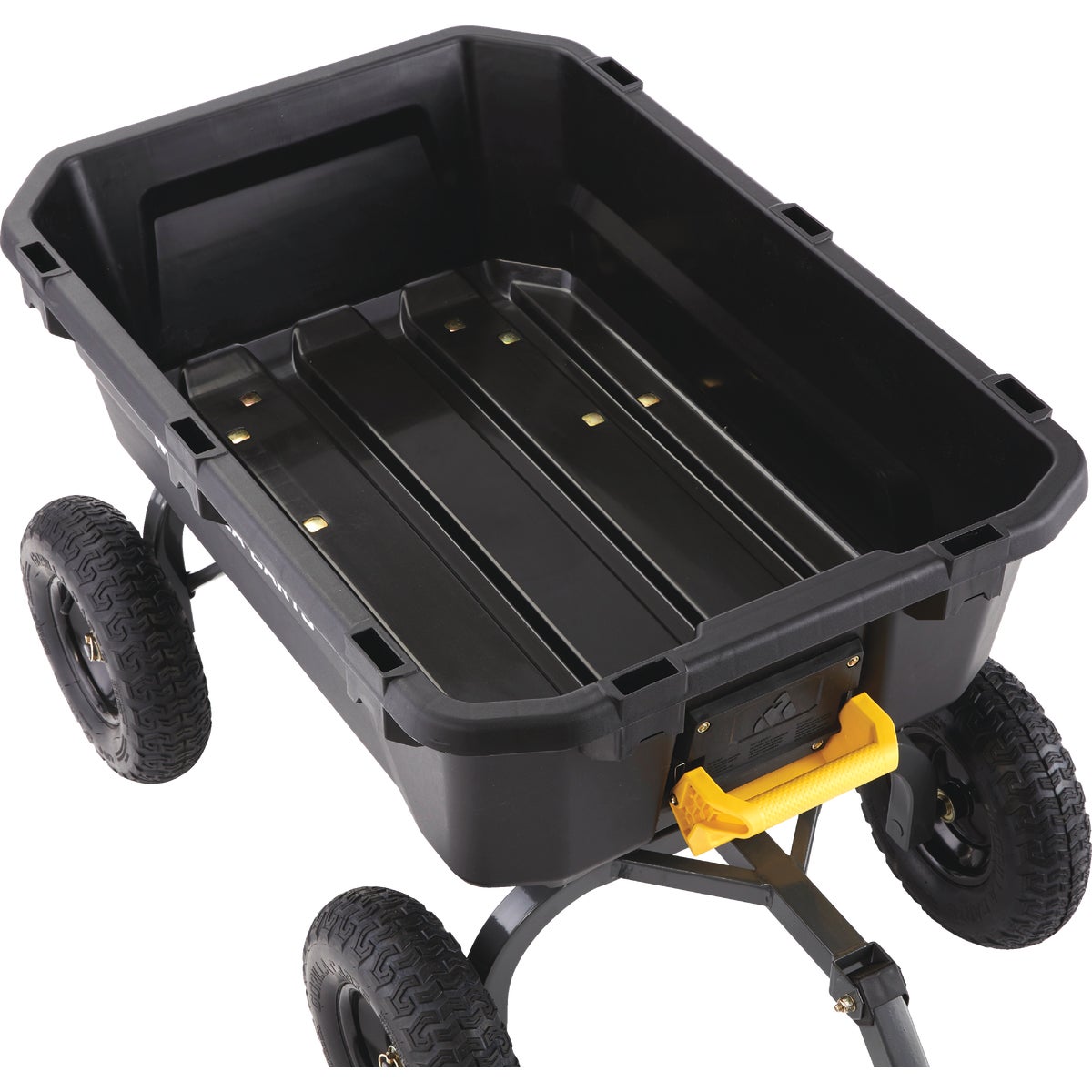 Gorilla Carts 12 Cu. Ft. Heavy Duty Poly Yard Dump Cart Image 5
