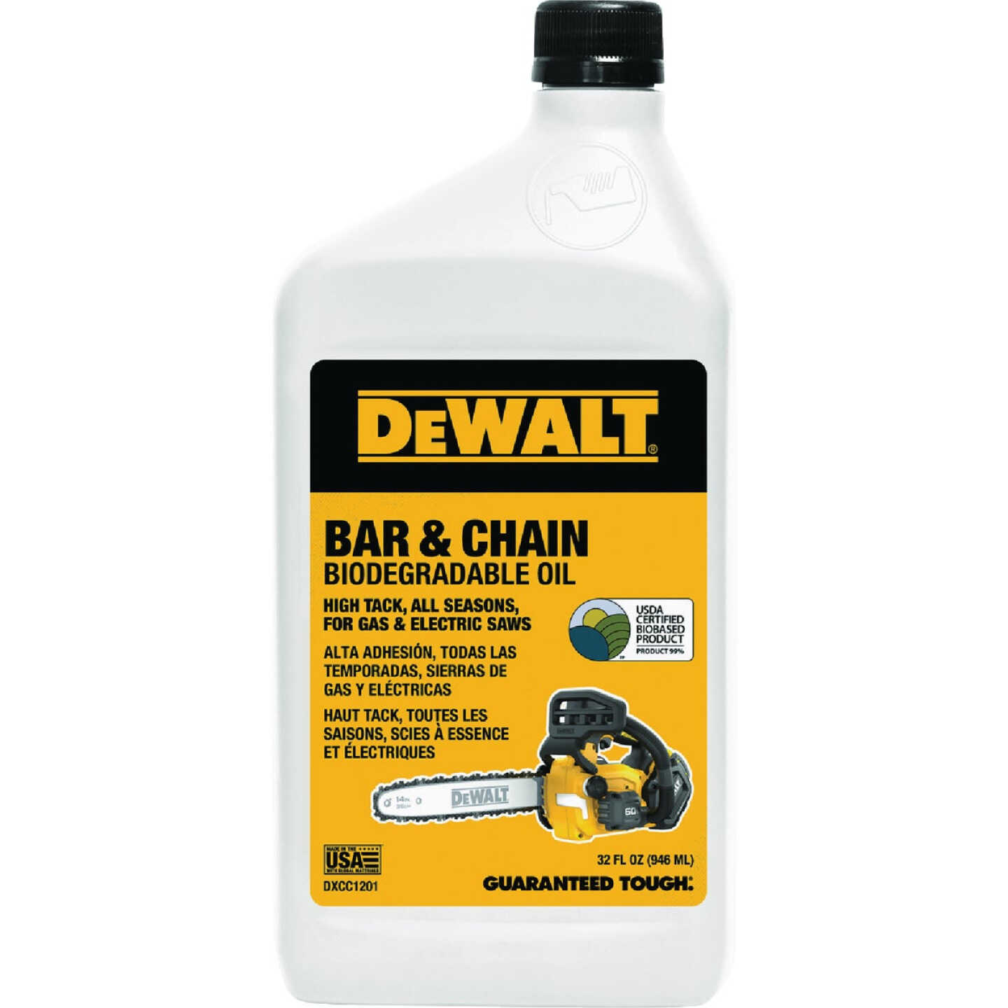 DEWALT 32 Oz. Bar & Chain Biodegradable Oil Image 1