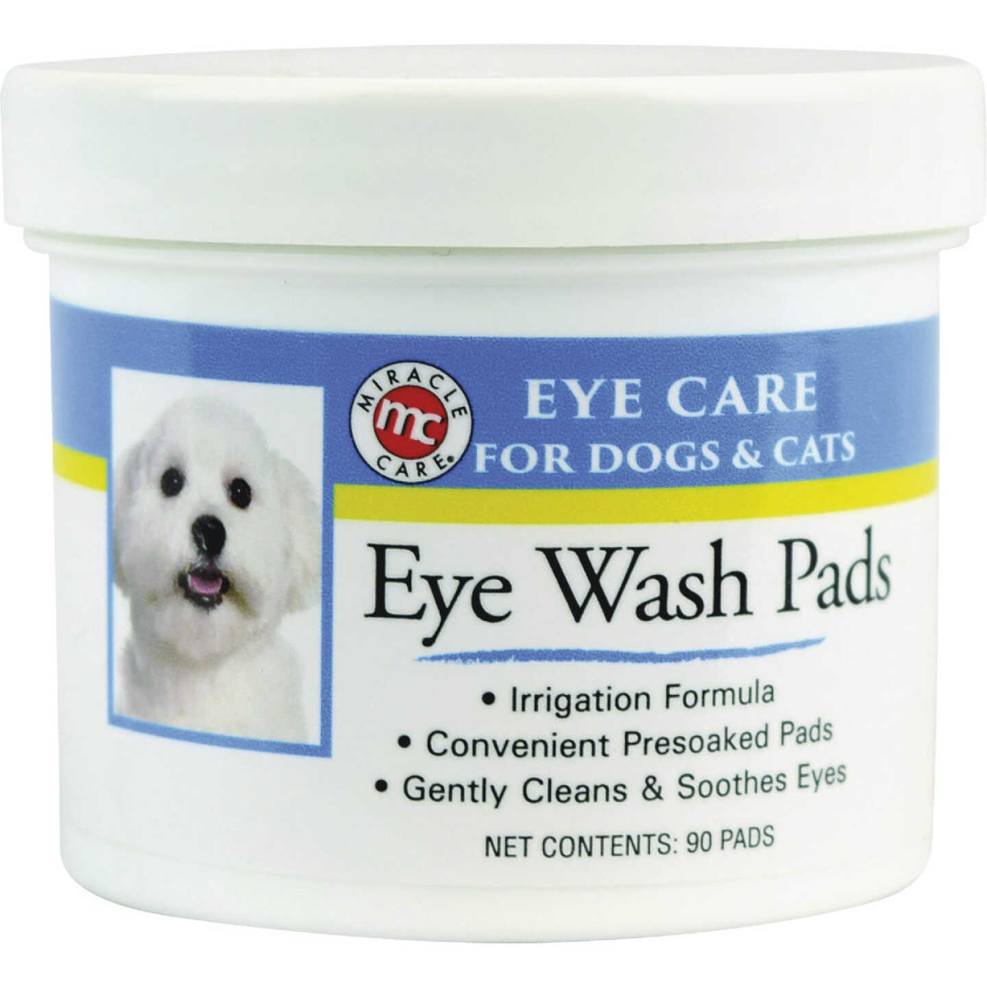 Miracle Care Sterile Pet Eye Wash Pads (90-Pack) Image 1