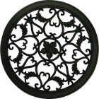 Nuvo Iron 15 In. Dia. Round Cast Aluminum Gate Insert Image 1
