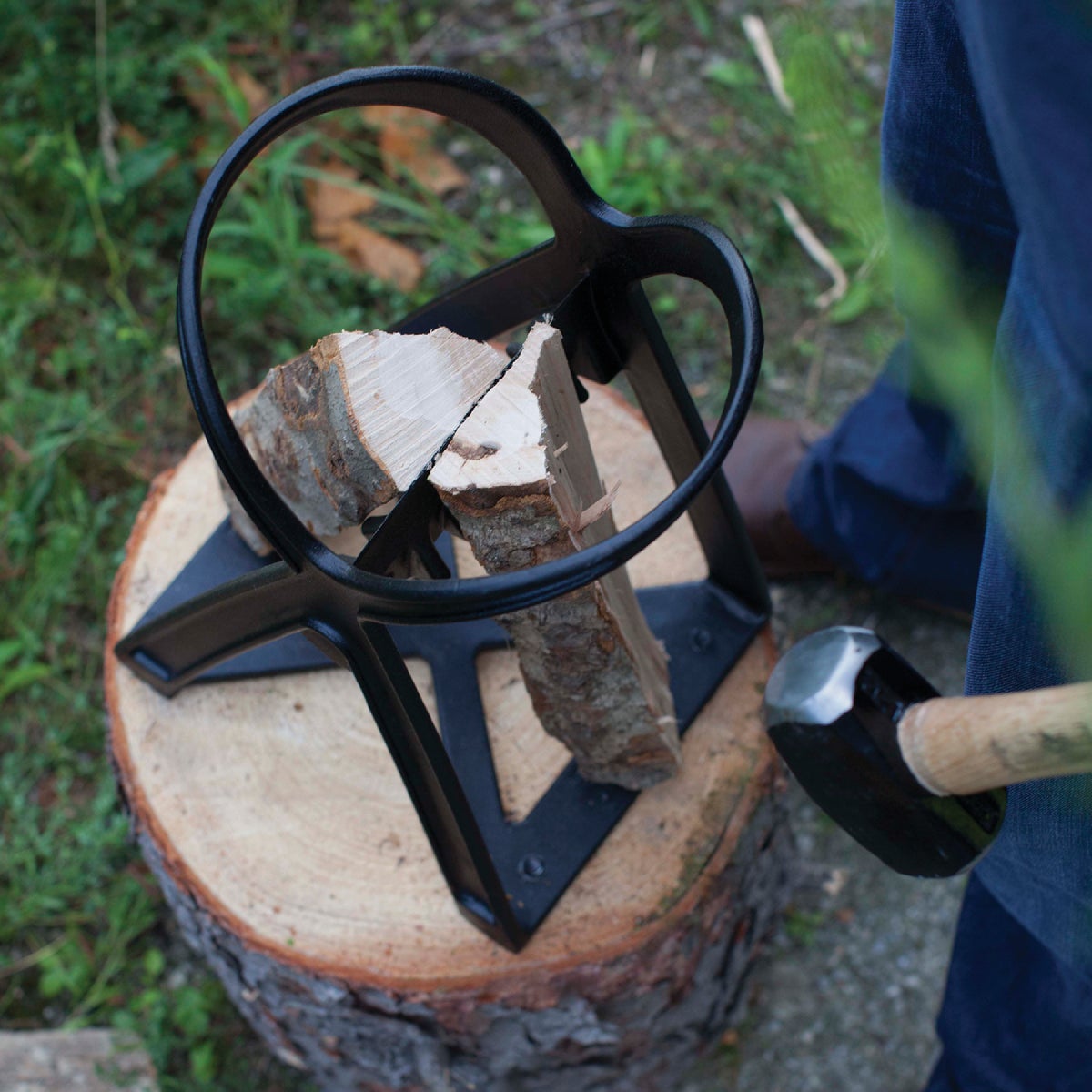 Kabin Kindle Quick Manual Cast Steel Log Splitter for Firewood Image 2
