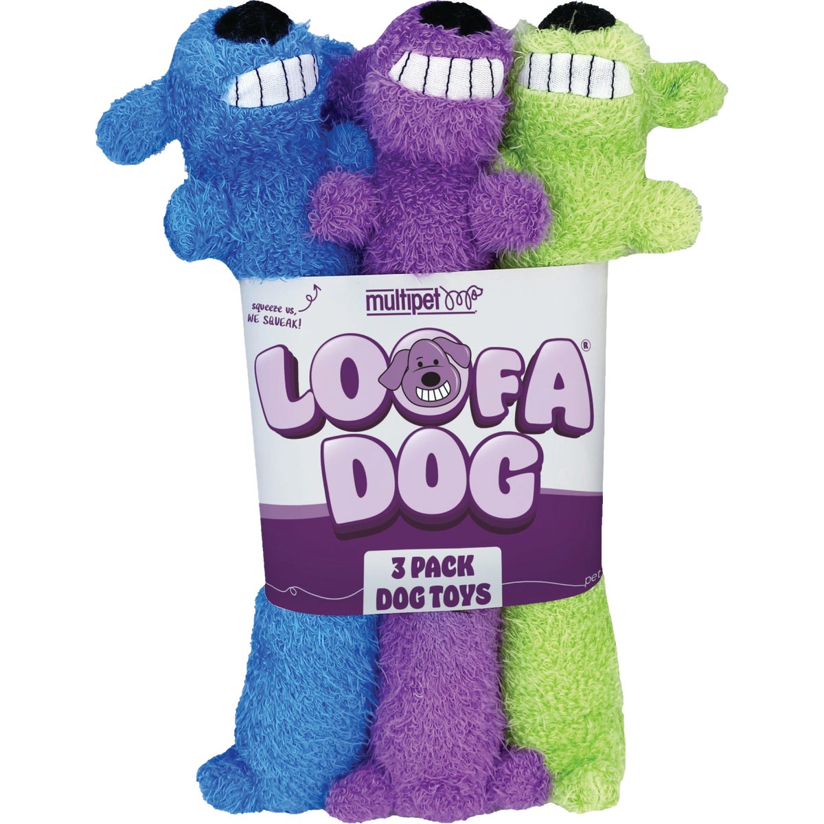 Multipet 12 In. Loofa Dog Toy