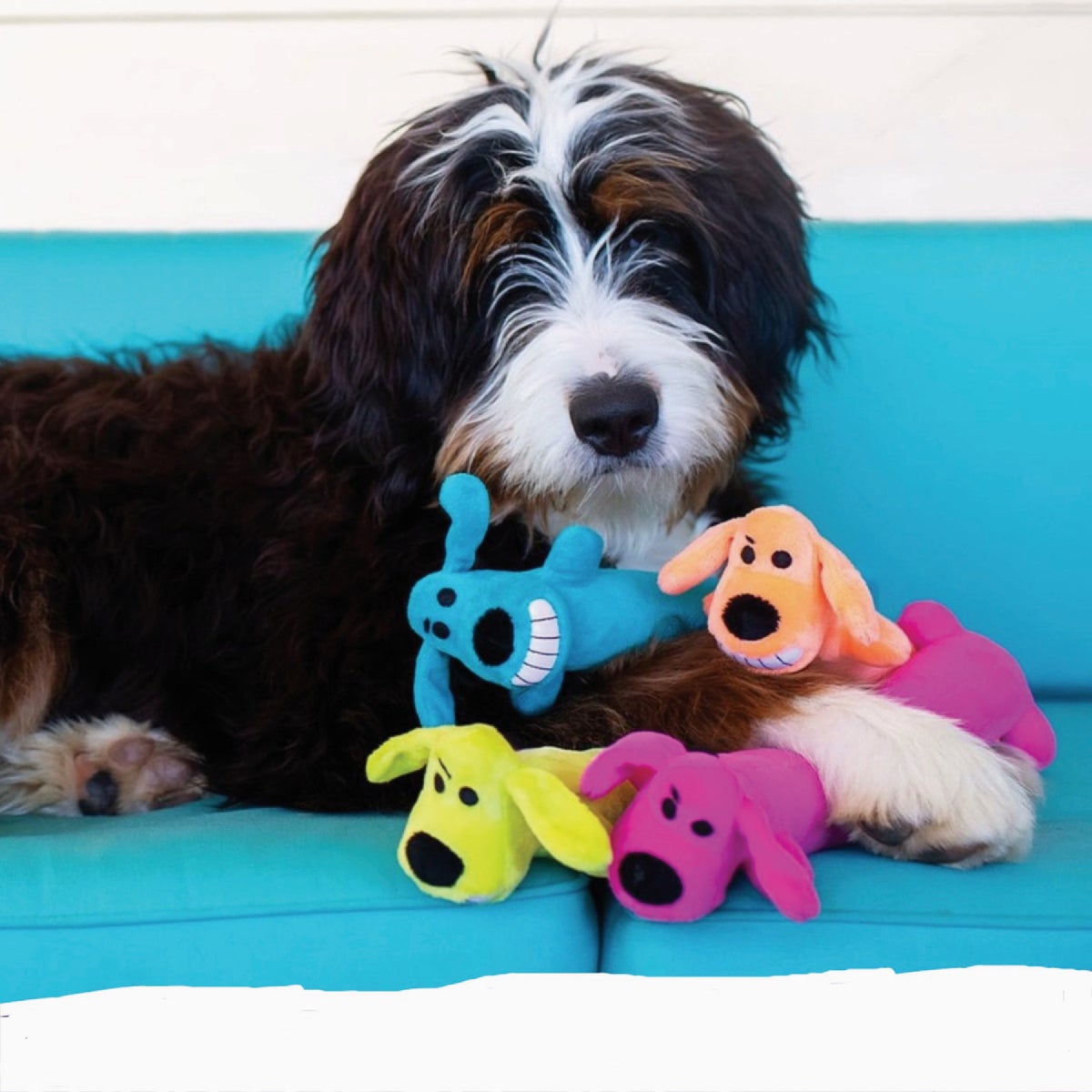 Multipet 12 In. Loofa Dog Toy Image 2