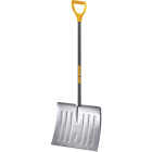 True Temper 18 In. Aluminum D-Grip Snow Shovel with Steel Wear Strip Image 1