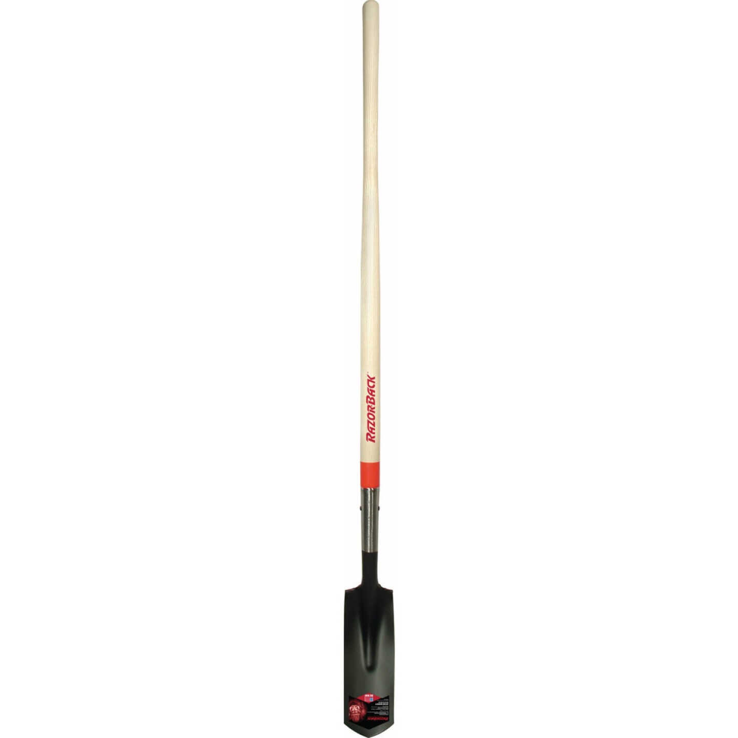 Razor-Back 4 In. Trench Shovel with Hardwood Handle Image 1