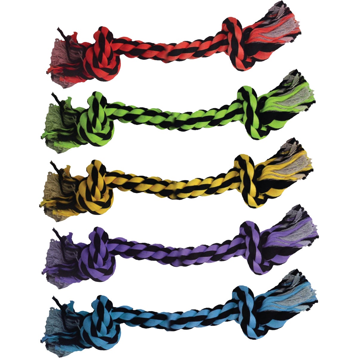 Multipet Nuts for Knots 2-Knot Rope Dog Toy