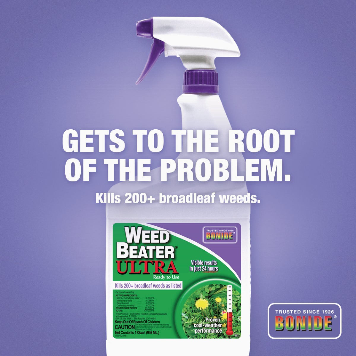 Bonide Weed Beater Ultra 128 Oz. Ready To Use Trigger Spray Fast-Acting Broadleaf Weed Control Image 5