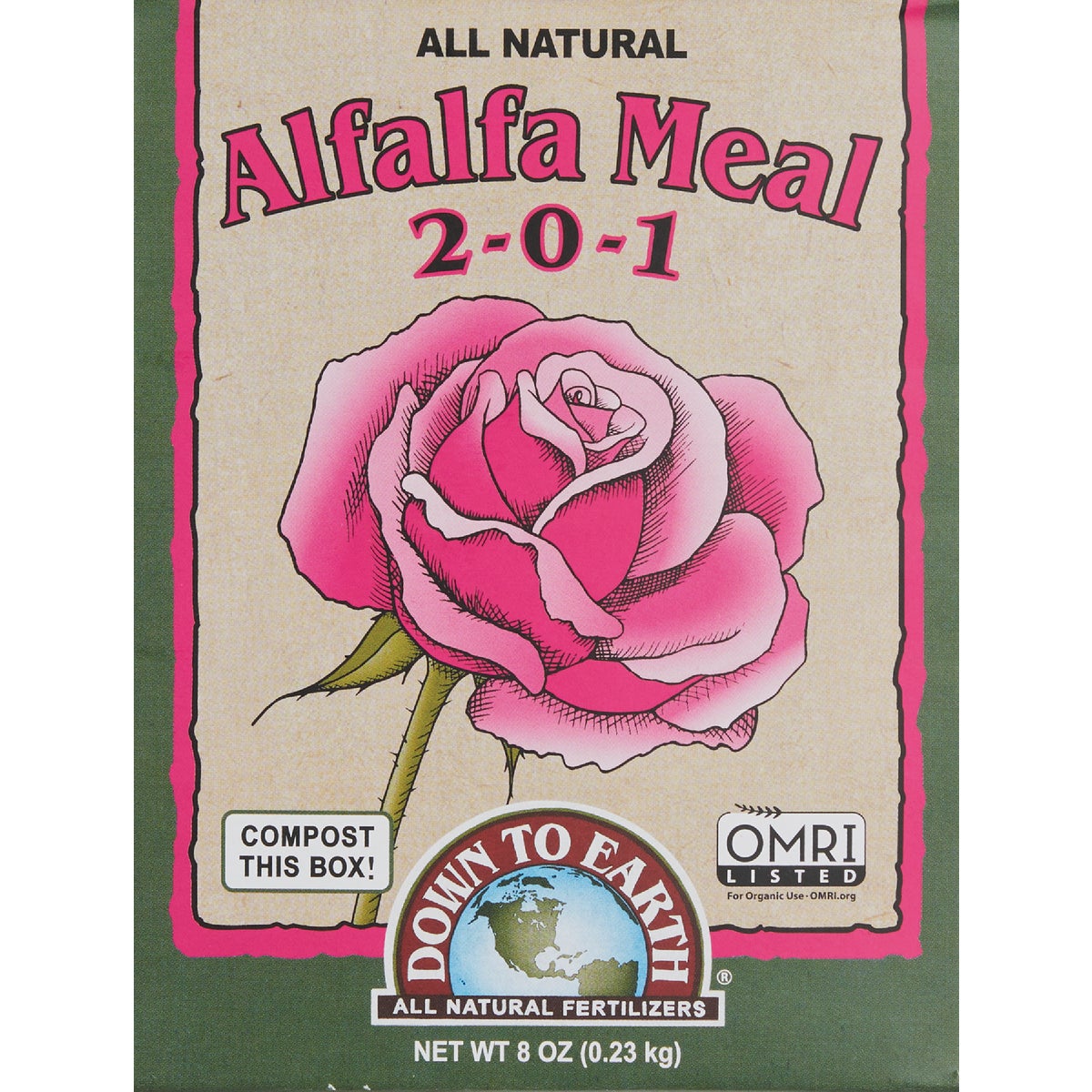 Down To Earth 0.5 Lb. 2-0-1 Alfalfa Meal Image 5