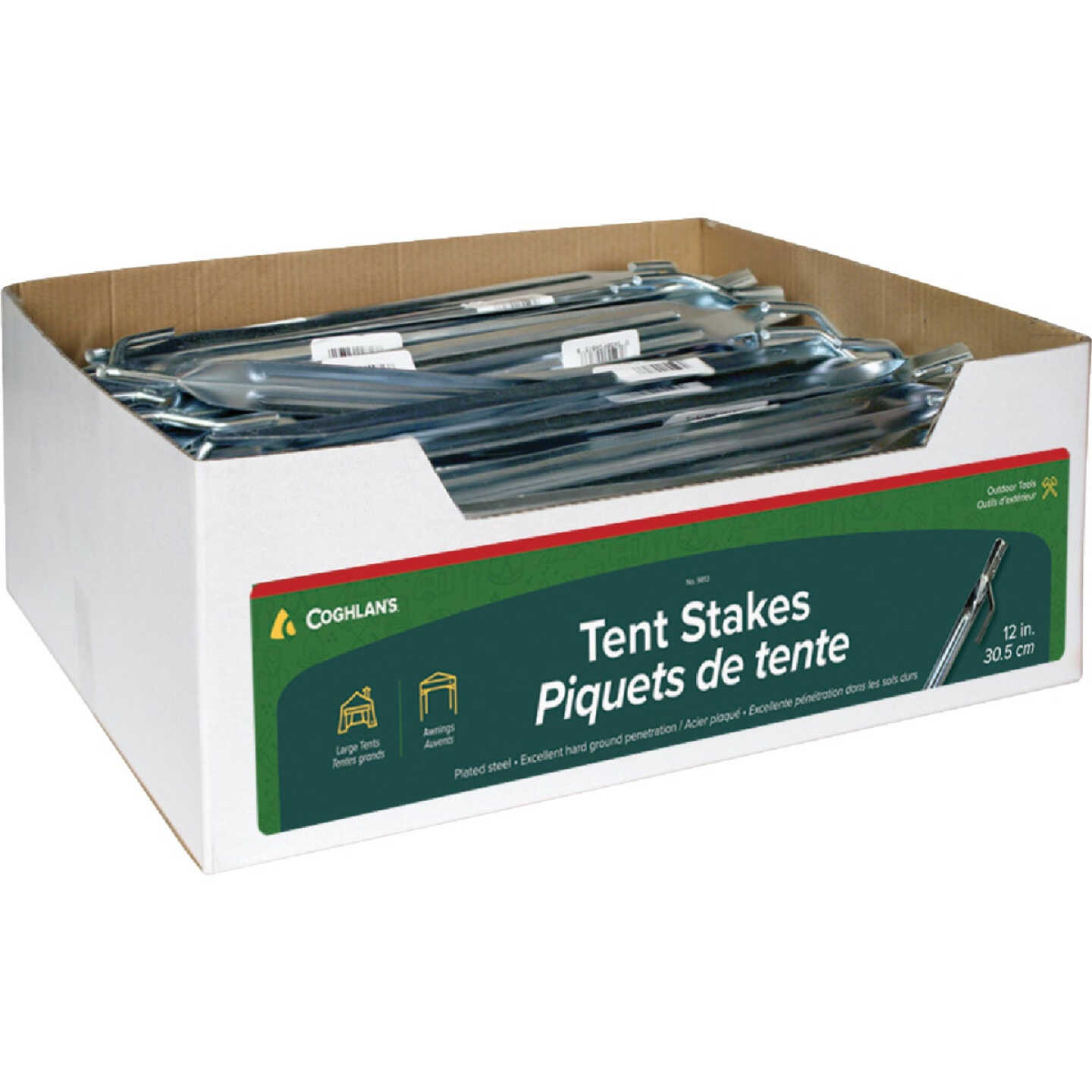 Coghlans 9 In. Steel Tent Stake Image 1