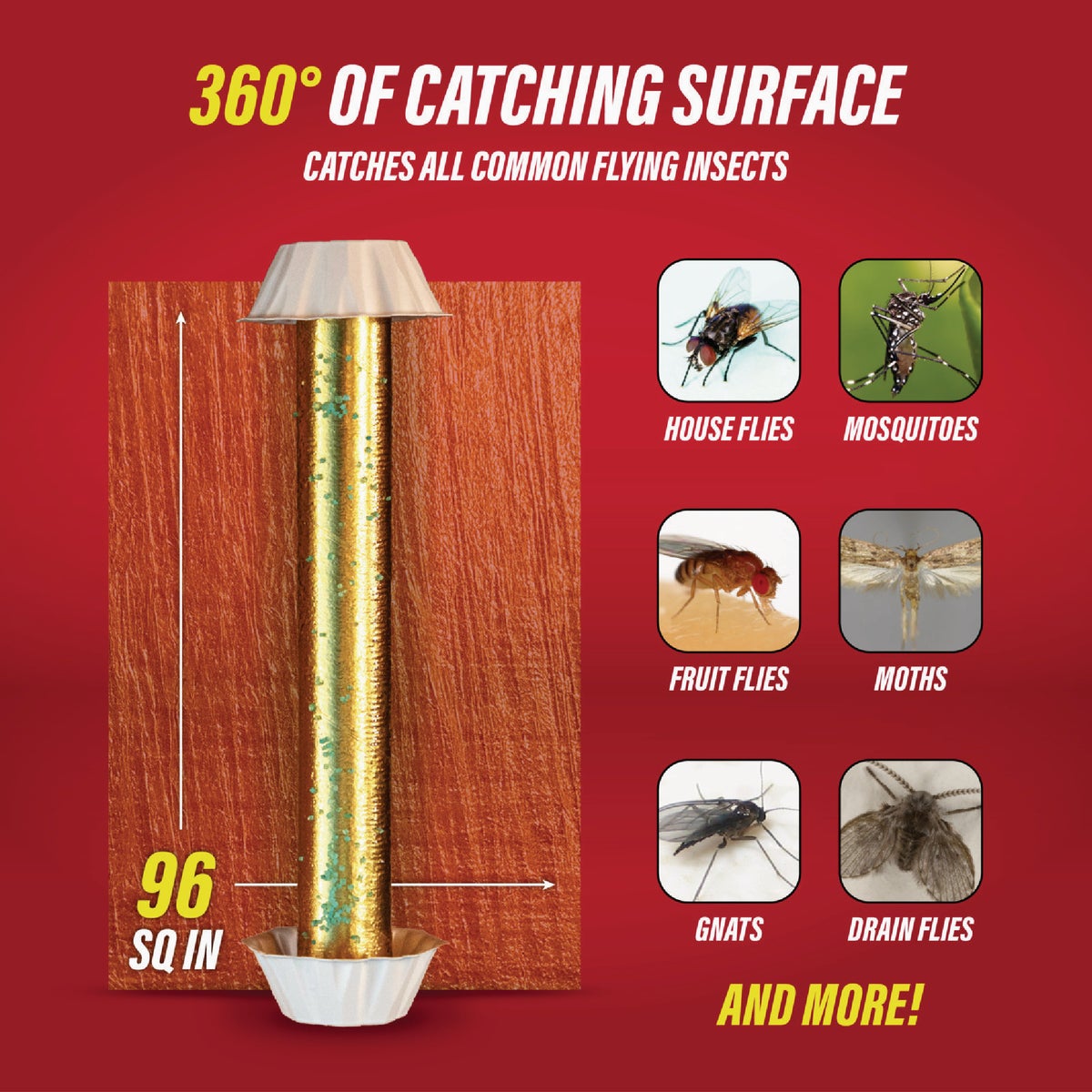 Catchmaster 10 In. Gold Stick Fly Trap Image 3