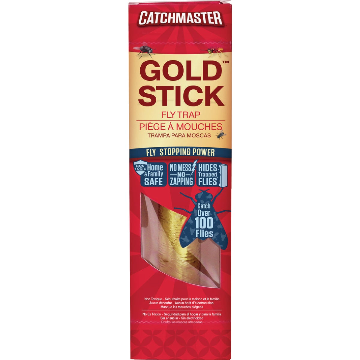 Catchmaster 10 In. Gold Stick Fly Trap Image 6