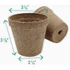 Jiffy 3 In. W. Round Peat Pot (22-Pack) Image 2
