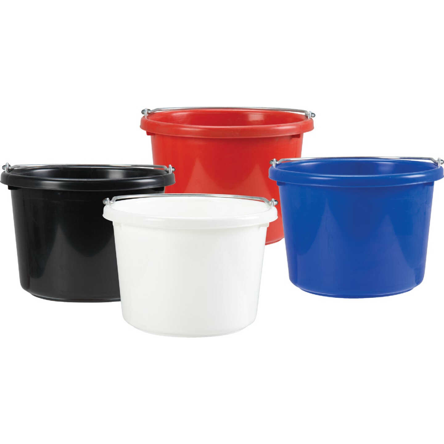 Tuff Stuff 8 Qt. Red Poly Bucket Image 2