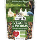 Love My Girls 5 Lb. Veggies & Worms Gourmet Chicken Snacks Image 1