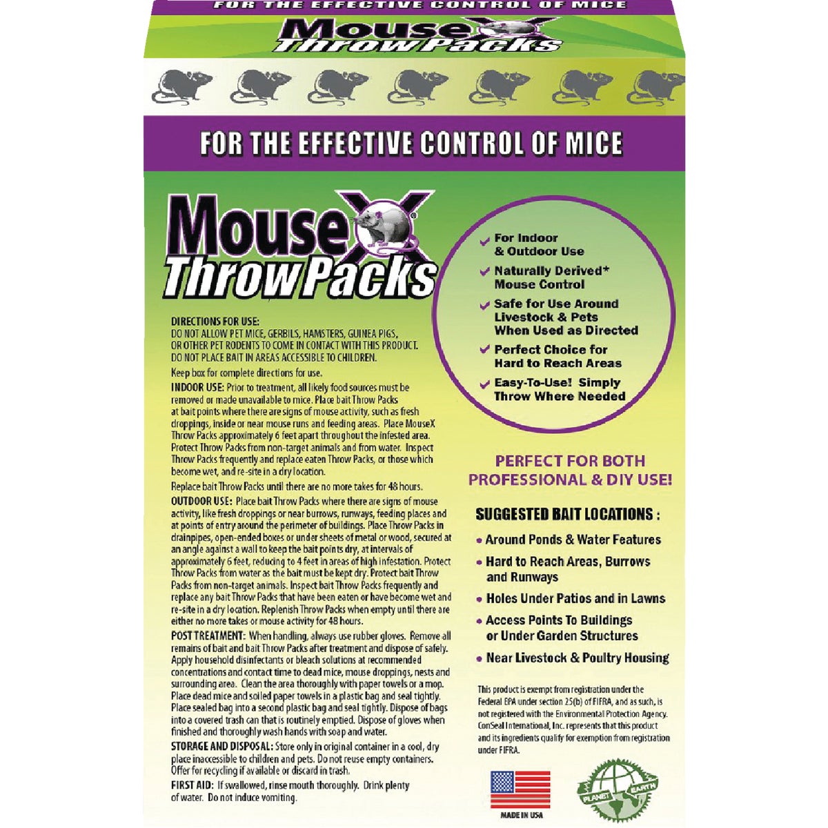 MouseX Pellet Throw Pack Mouse Killer (6-Pack) Image 6