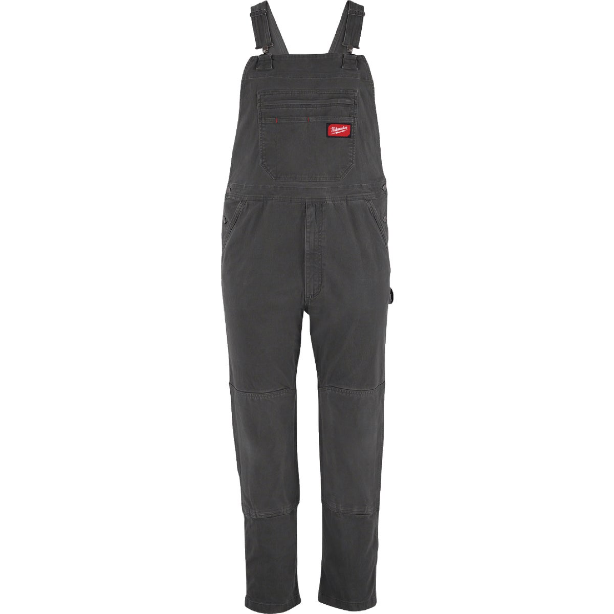 Milwaukee FREEFLEX Men's 40x32 Gray Unlined Bib Overalls