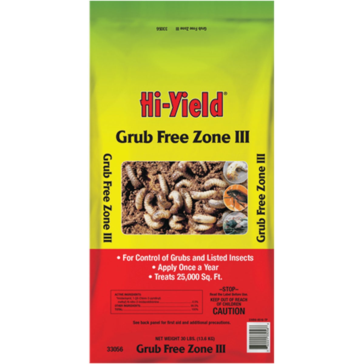 Hi-Yield Grub Free Zone III 30 Lb. Granules Grub Control