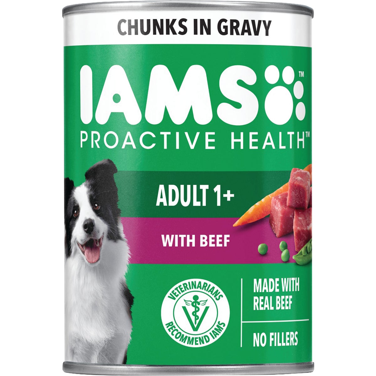 Iams 12.3 Oz. Beef & Vegetables Premium Dog Food