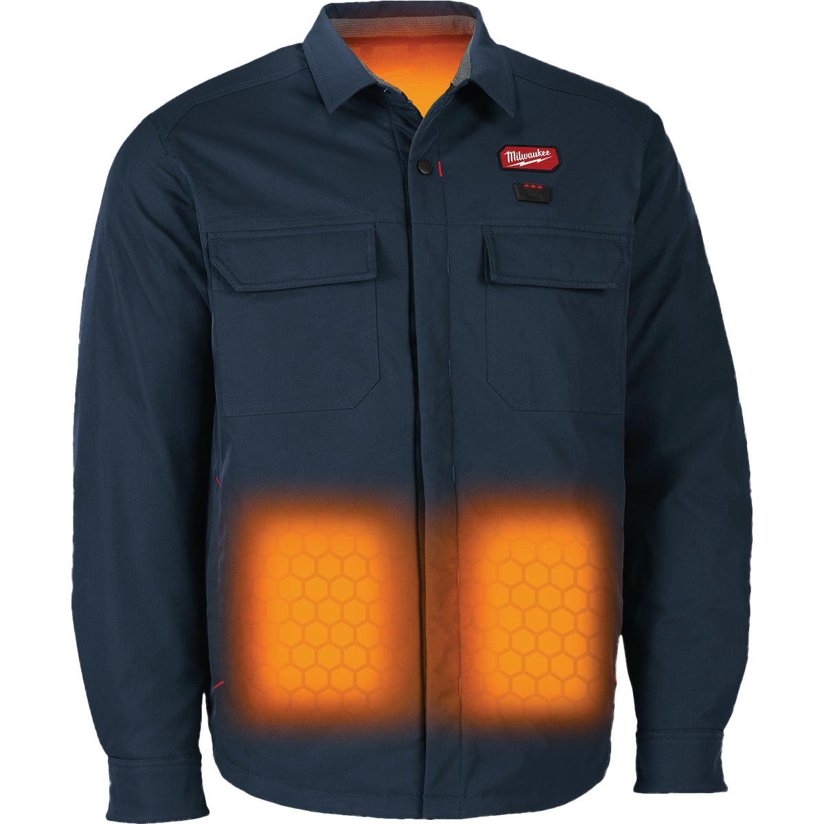 Milwaukee M12 Men's Medium Navy Heated Shirt Jacket Image 3