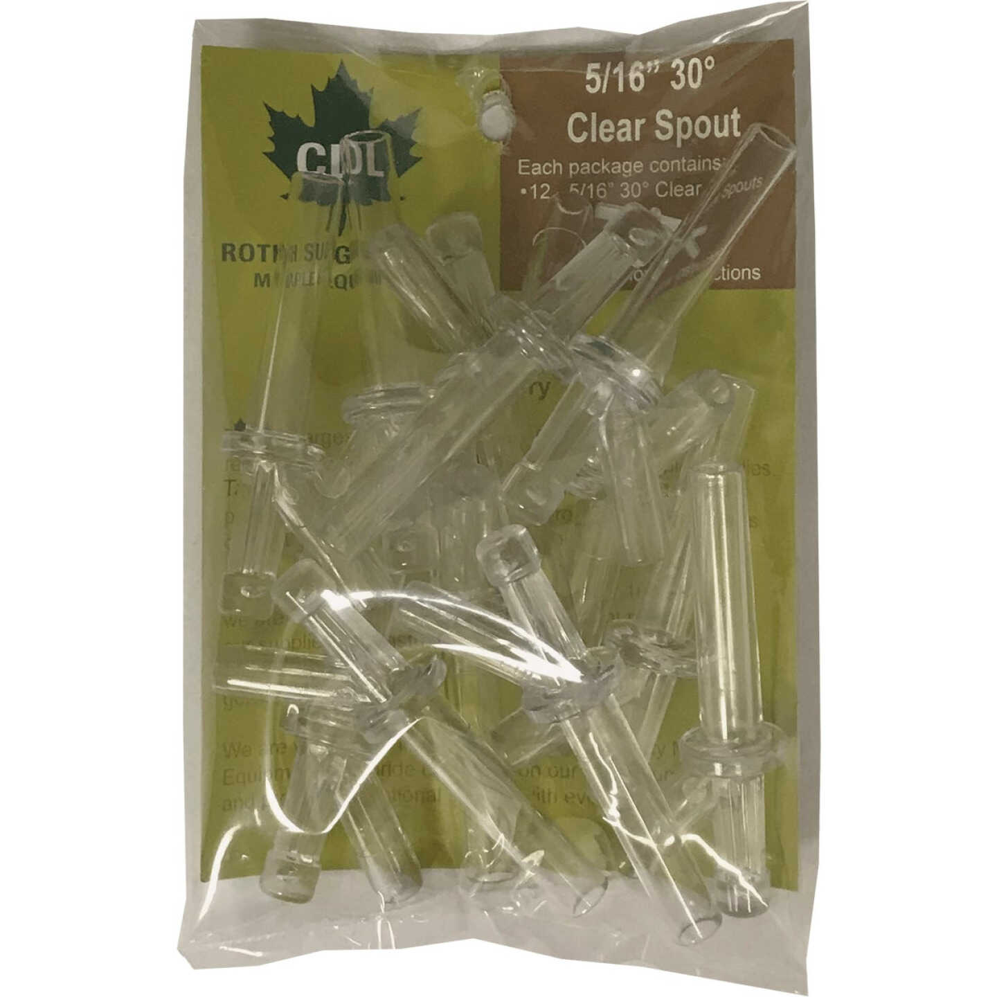 CDL 5/16 In. Polycarbonate Maple Tubing Tap (12-Pack) Image 1