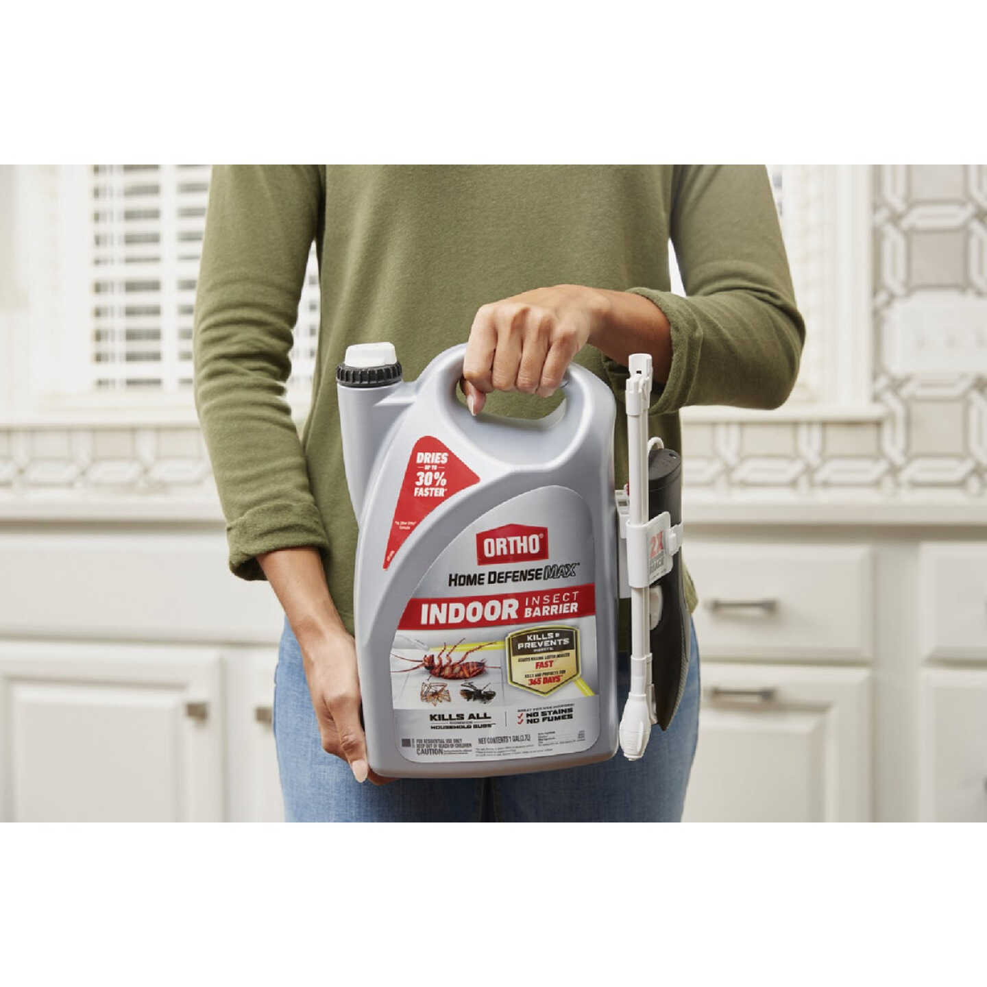 Ortho Home Defense MAX 1 Gal. Ready To Use Wand Sprayer Indoor Insect Barrier Image 4