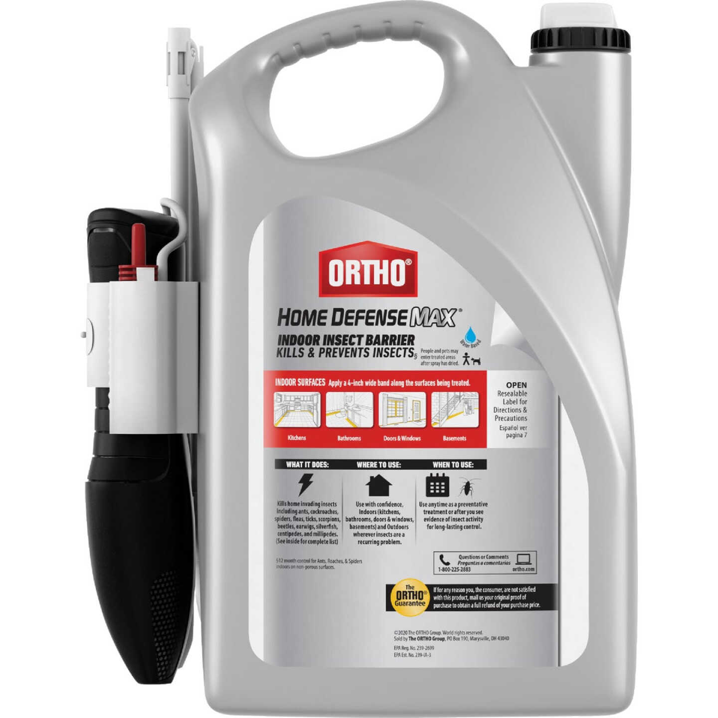 Ortho Home Defense MAX 1 Gal. Ready To Use Wand Sprayer Indoor Insect Barrier Image 6