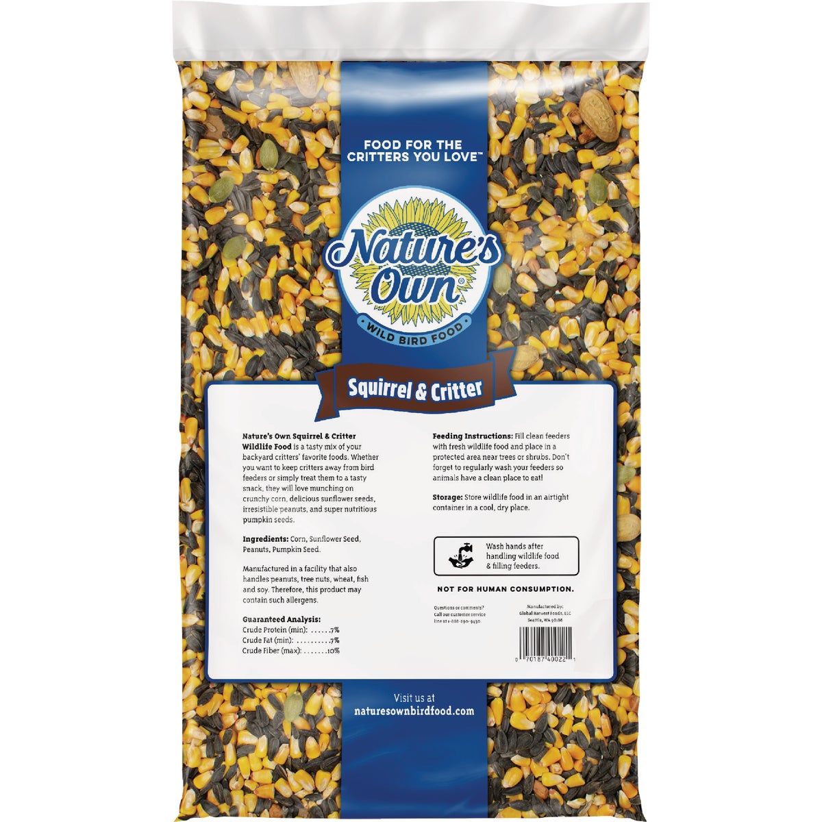 Nature's Own 10 Lb. Squirrel & Critter Food Image 2