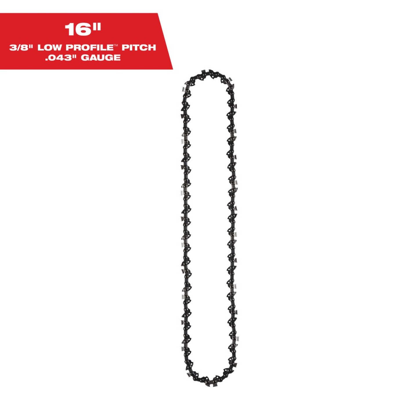 Milwaukee 16 In. 56-Link Chainsaw Chain Image 1