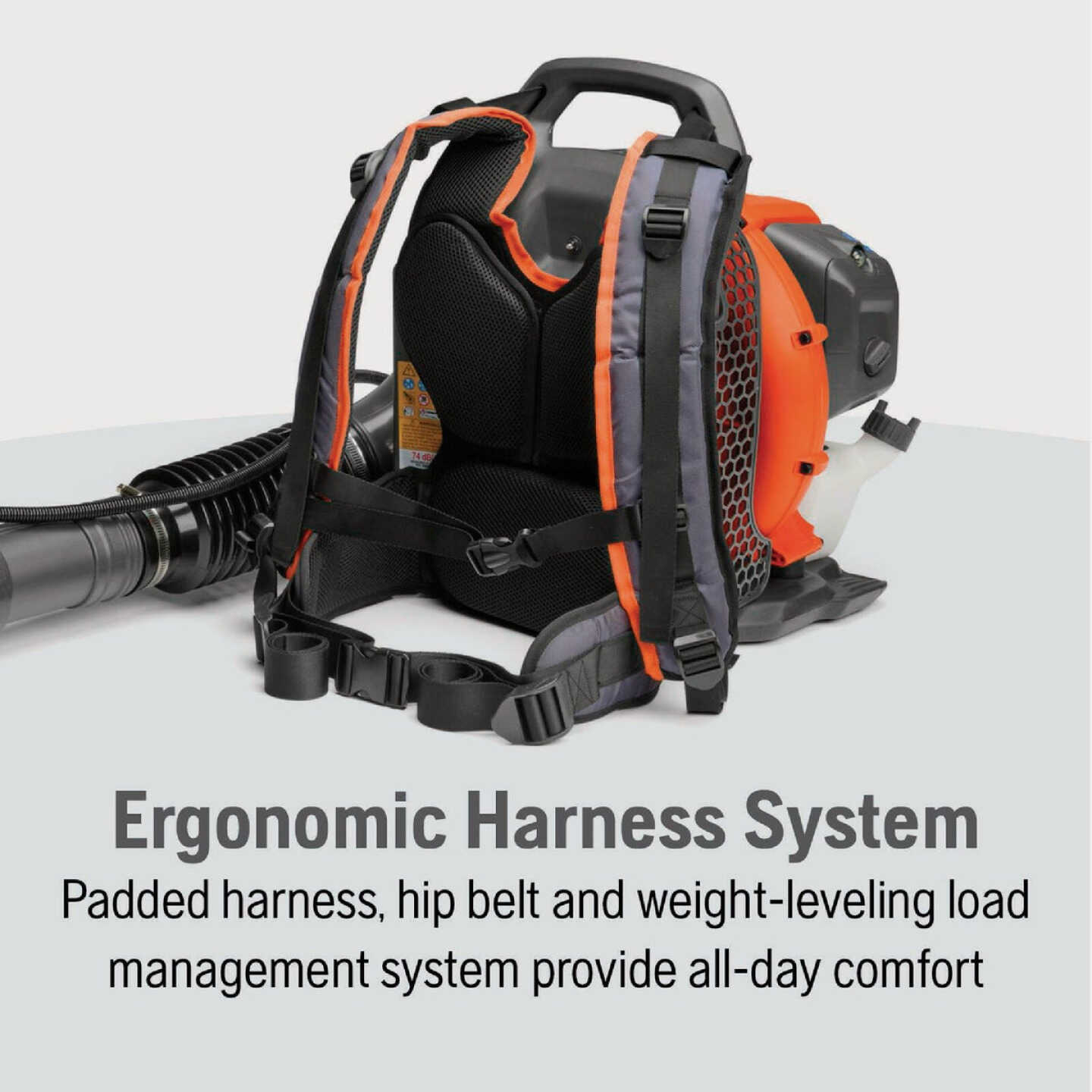 Husqvarna 150BT 50.2cc 2-Cycle Gas 434 CFM 251 MPH Backpack Leaf Blower Image 5