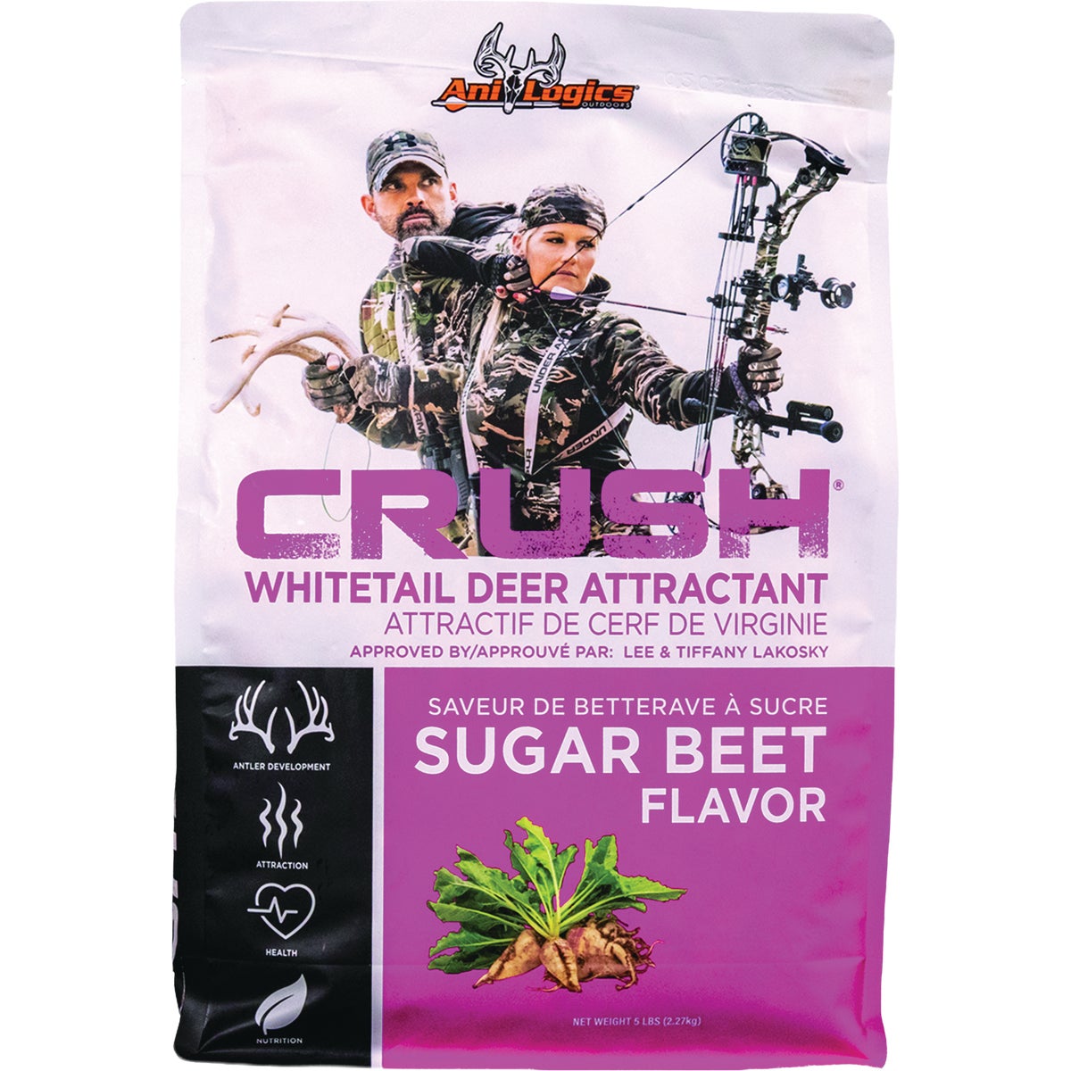 Ani-Logics Crush 5 Lb. Sugar Beet Flavor Whitetail Deer Granular Attractant