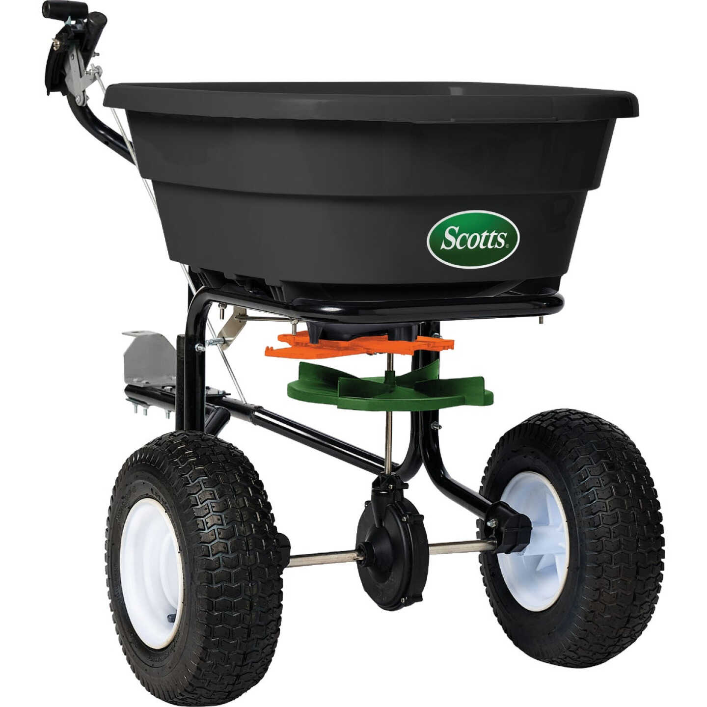Scotts 100 Lb. 100,000 Sq. Ft. Tow-Behind Broadcast Spreader Image 1