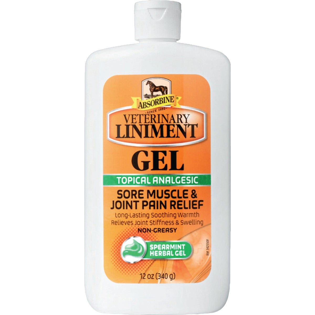 Absorbine 12 Oz. Bottle Gel Veterinary Liniment
