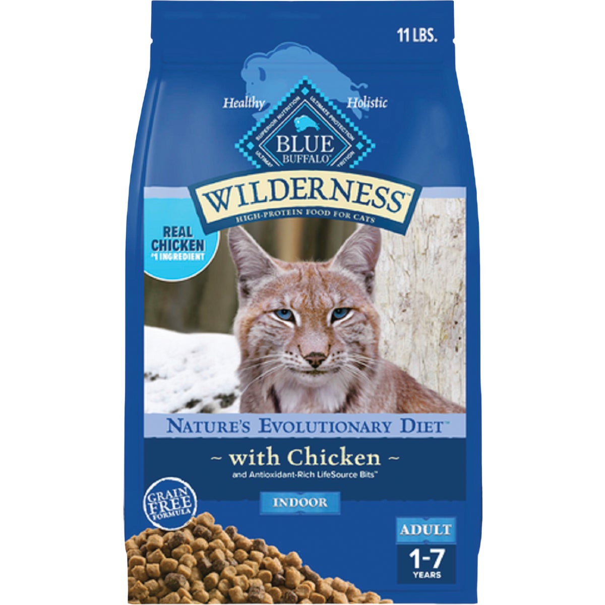 Blue Buffalo 11 Lb. Chicken Wilderness Indoor Dry Cat Food